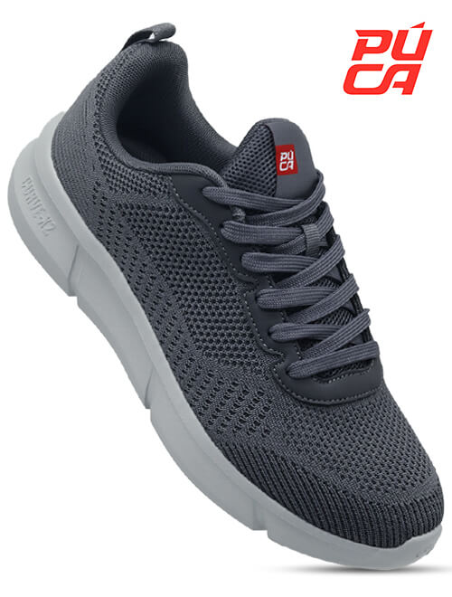 Puca[PS4]KRACKER-Gray-Gents-Shoes-40