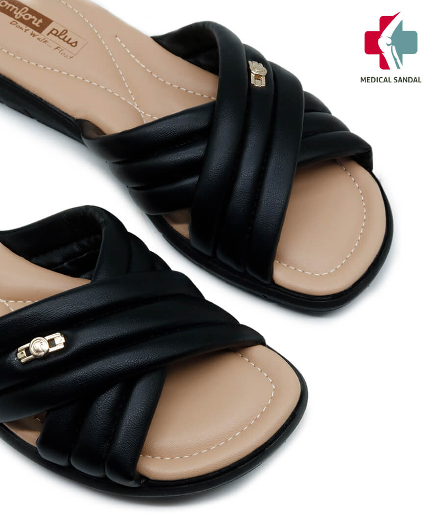 Comfort-Plus[CP2]0303-Black-Womens-Sandal-37