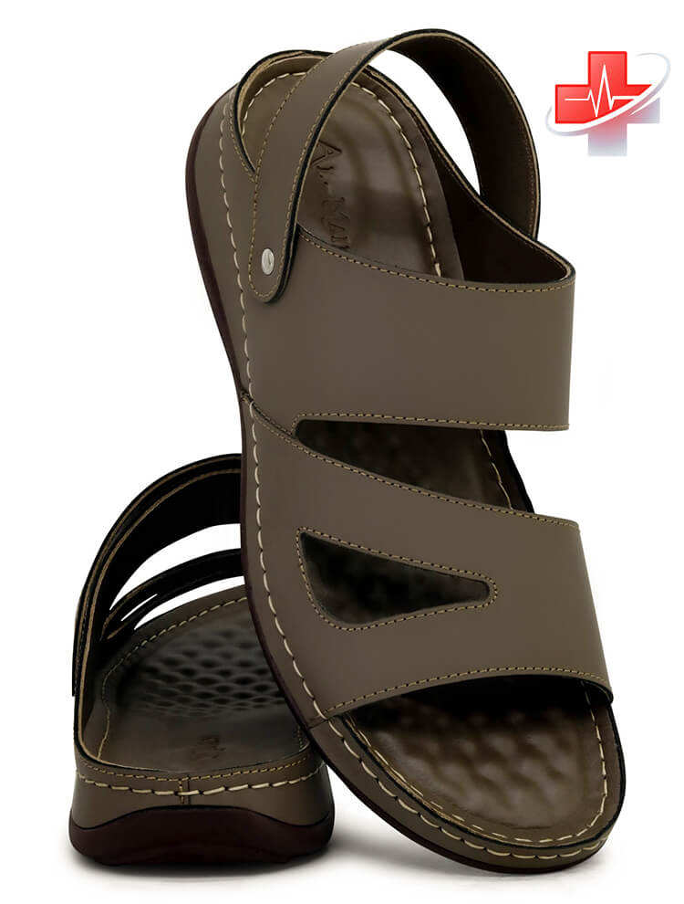 Al Maidan[B212]K873 MEDICAL Olive Gents Arabic Sandal