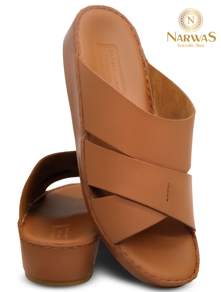 Narwas 453[NG117] Tan Gents Arabic Sandal