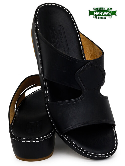 Narwas [G] 1000 Full Black Gents Sandal