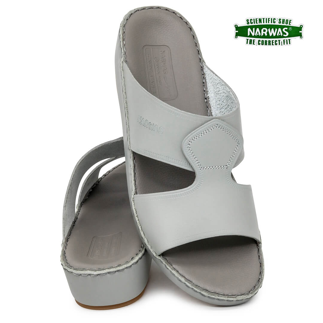 Narwas-[P]-1000-Full-Light-Gray-Gents-Sandal-40